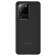 Etui i futerały do telefonów - Benks Magic Smooth TPU+PC Hybrid Case - Samsung Galaxy S20+ Ultra (Black+Yellow) - miniaturka - grafika 1