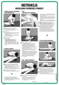 Instrukcje stanowiskowe BHP - DD006 INSTRUKCJA UDZIELANIA PIERWSZEJ POMOCY, HN - PŁYTA ELASTYCZNA 0,4MM; (245X350MM) - miniaturka - grafika 1