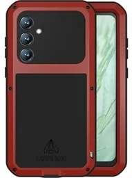 LOVE MEI Etui Pancerne + szkło Powerful do Galaxy S23 FE, czerwone - Etui i futerały do telefonów - miniaturka - grafika 1