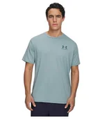 Koszulki męskie - Under Armour UA M Sportstyle LC SS - Serpentyna / / Jasper Blue - XS - miniaturka - grafika 1