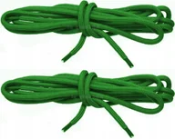 Akcesoria obuwnicze - ZIELONE Syntetyczne Sznurowadła TREKKINGOWE Sznurówki Poliestrowe 200 cm - miniaturka - grafika 1