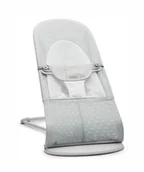 Leżaczki i huśtawki - BABYBJORN leżaczek BALANCE SOFT MESH - Szary/Biały - miniaturka - grafika 1