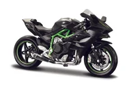 Samochody i pojazdy dla dzieci - Maisto, model kolekcjonerski Kawasaki Ninja H2 R Z Podstawką 1/18 - miniaturka - grafika 1