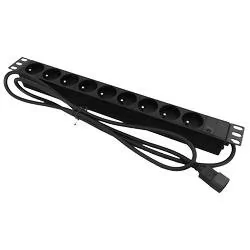 A-LAN Listwa zasilająca 19"- 9x230V - wtyk UPS PZ09UC20 - Listwy zasilające - miniaturka - grafika 1