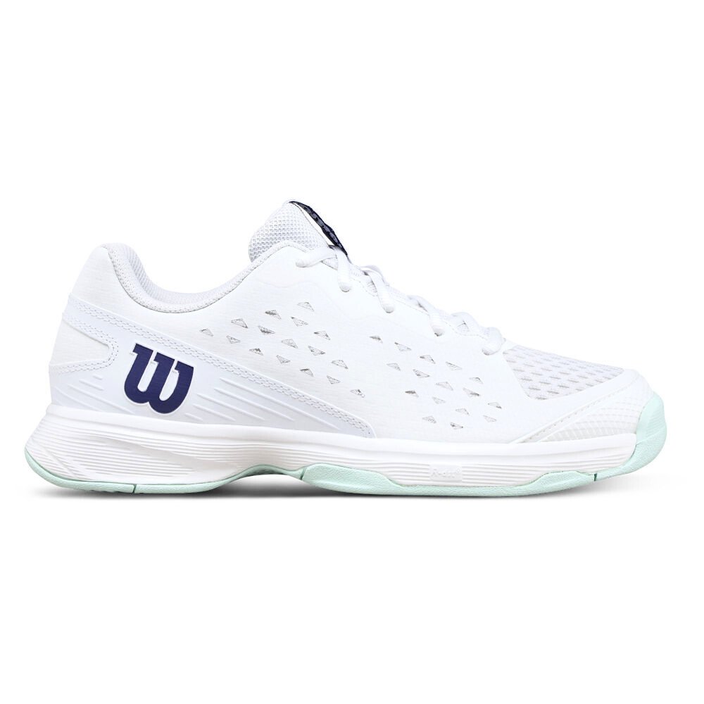Buty tenisowe dziecięce Wilson Rush PRO JR L White/Bay EUR 32 2/3