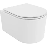 Miski WC - Mexen Sofia miska wc Rimless Tornado z deską wolnoopadającą slim, duroplast, biała połysk - 30540300T - miniaturka - grafika 1