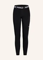 Legginsy - Nike Legginsy Nike Pro Z Siateczką schwarz - miniaturka - grafika 1