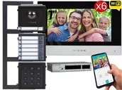 Wideodomofony - Zestaw modułowy wielorodzinny wideodomofon IP Vidos ONE 6x M2010 A2000-G/D/N FullHD Szyfrator Natynkowy - miniaturka - grafika 1