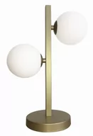 Lampy stojące - Candellux Lighting złota lampka nocna w nowoczesnym stylu KAMA 42-73433 lampa stołowa na komodę do salonu 42-73433 - miniaturka - grafika 1