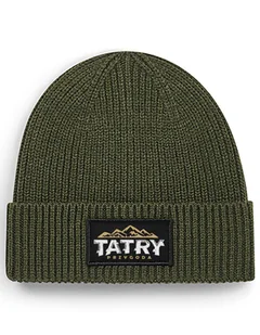 Czapka zimowa beanie "Tatry" Military Green - Czapki damskie - miniaturka - grafika 1