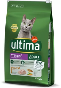 Ultima Cat Sterilized, kurczak i jęczmień - 10 kg Dostawa GRATIS! - Sucha karma dla kotów - miniaturka - grafika 1