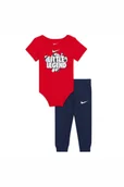 Komplety dla niemowląt - Zestaw dla niemowląt z body i spodniami Nike (36 M) - Niebieski - miniaturka - grafika 1