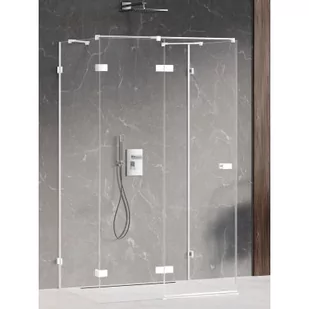 New Trendy EXK-2855 KABINA AVEXA WHITE PROSTOKĄTNA PRZY$1215CIENNA L 90x100x200 CZYSTE 6mm ACTIVE SHIELD - Kabiny prysznicowe - miniaturka - grafika 2