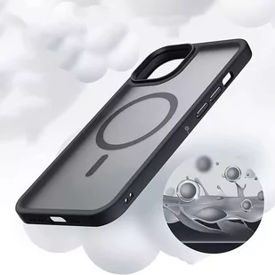 Etui ochronne Magmat MagSafe obudowa na telefon do Apple iPhone 14 Pro Max Black/Clear + Szkło - Etui i futerały do telefonów - miniaturka - grafika 3
