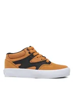 Buty dla chłopców - DC Sneakersy Kalis Vulc Mid ADBS300367 Żółty - miniaturka - grafika 1