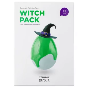 SKIN1004 Zombie Beauty Witch - Pack Głęboko oczyszczająca maska z zieloną herbatą 8x15g - Maseczki do twarzy - miniaturka - grafika 1