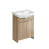 Szafki łazienkowe - Zestaw szafka z umywalką 60 Arsena Cersanit - miniaturka - grafika 1