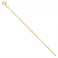 Naszyjniki - Przedłużka do łańcuszka bransoletki ZŁOTA 10cm srebro pr 925 przedłużenie - miniaturka - grafika 1