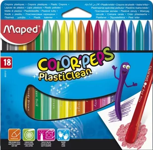 Maped Kredki colorpeps plastikowe 18 sztuk - Kredki, ołówki, pastele i pisaki - miniaturka - grafika 2