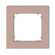 Klawisze i ramki - Karlik Ramka pojedyncza kwadratowa MINI - łososiowy - miniaturka - grafika 1