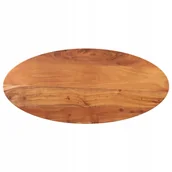 Blaty meblowe i parapety okienne - Blat do stołu, 110x50x2,5 cm, owalny, lite drewno akacjowe - miniaturka - grafika 1