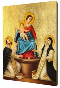 Ikona Matka Boża Pompejańska - Ikony i obrazy sakralne - miniaturka - grafika 1