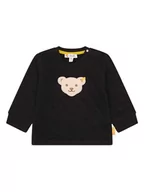 Bluzy i sweterki niemowlęce - Steiff Bluza w kolorze czarnym - miniaturka - grafika 1