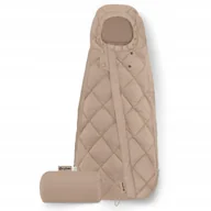 Akcesoria do fotelików - Cybex Snogga 2 Mini śpiworek do fotelika 0-13 kg / Almond Beige - miniaturka - grafika 1