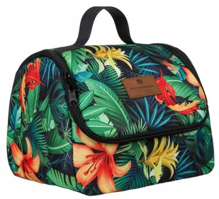 Wielokolorowa kosmetyczka z wbudowanym lusterkiem — Peterson - Kosmetyczki, organizery i kuferki - miniaturka - grafika 1