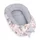 Ciepłe gniazdko niemowlęce 90x50 cm - przytulaśne gniazdko dla noworodka kokon zimowy/jesienny róża