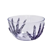 Balony i akcesoria - Miska transparentna z ręką szkieletora halloween - miniaturka - grafika 1