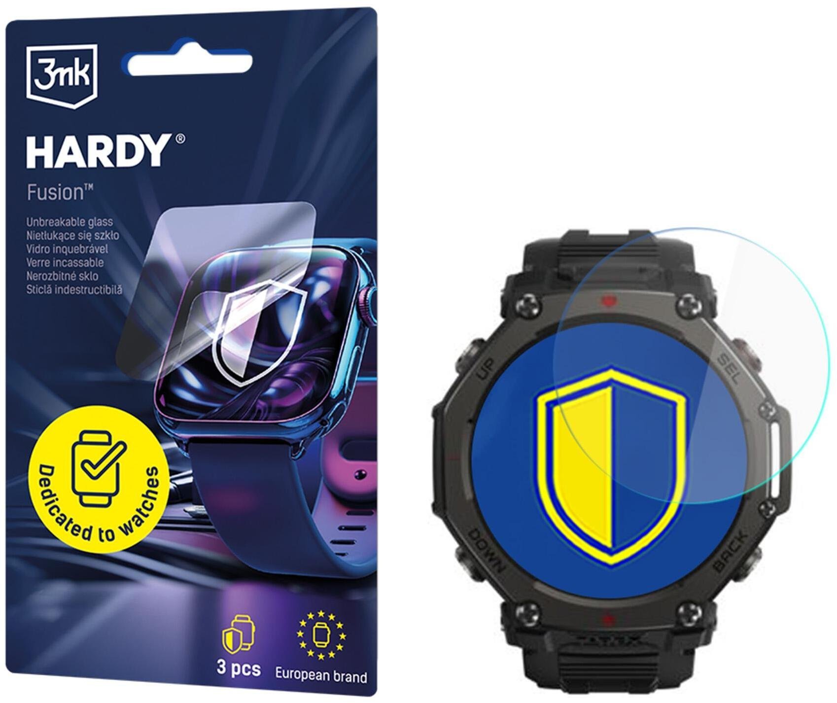 3MK Amazfit T-Rex 3 Pro 44mm - 3mk Hardy Fusion Watch Protection