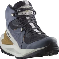 Buty trekkingowe męskie - Buty męskie Salomon Elixir Mid Gore-Tex Rozmiar butów (UE): 42 / Kolor: ciemnoniebieski - miniaturka - grafika 1
