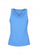 Koszulki i topy damskie - Top tenisowy Fila Top Angelina niebieski XS - miniaturka - grafika 1