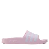 Buty dla dziewczynek - Klapki adidas adilette Aqua K FY8072 Różowy - miniaturka - grafika 1