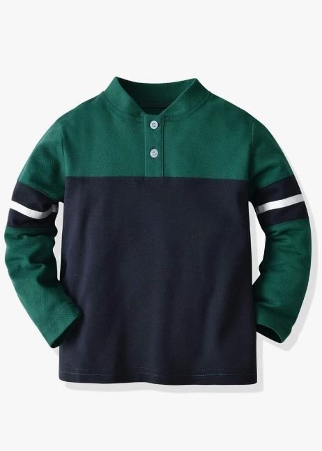 SHEIN BLUZKA Z DŁUGIM RĘKAWEM CHŁOPIĘCA 130 V9P