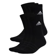 Skarpetki męskie - Skarpetki adidas  Cushioned Sportswear Crew Socks 6 Pairs Black  M - miniaturka - grafika 1