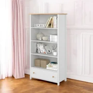 Szafy i szafki dla dzieci - Regał biały story - miniaturka - grafika 1