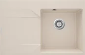 Zlewozmywaki - Deante Zlewozmywak granitowy 1-komorowy Evora beż ZQJ_511L - miniaturka - grafika 1