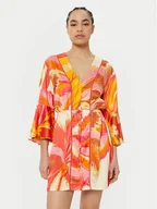 Sukienki - Maaji Sukienka letnia Jungle Palm PT2472CPO007 Pomarańczowy Regular Fit - miniaturka - grafika 1