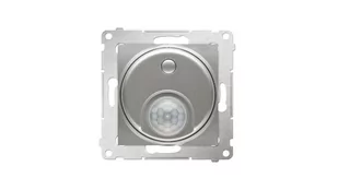 Kontakt SIMON Łącznik z czujnikiem ruchu 20-500 W srebrny mat DCR10T.01/43 SIM - Wyłączniki światła i elektryczne - miniaturka - grafika 1