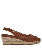Espadryle damskie - Pikolinos Espadryle W4A-1828 Brązowy - miniaturka - grafika 1