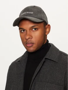 Guess Jeans Czapka z daszkiem M4BZ26 WF8V1 Czarny - Czapki męskie - miniaturka - grafika 1