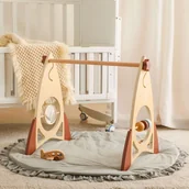 Maty piankowe - Stojak Gimnastyczny Rakieta Drewniany - miniaturka - grafika 1