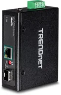 Pozostałe akcesoria sieciowe - Trendnet TI-UF11SFP konwerter sieciowy Wewnętrzny 1000 Mbit/s Czarny - miniaturka - grafika 1