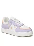 Buty dla dziewczynek - DeeZee Sneakersy CF2407-1 Fioletowy - miniaturka - grafika 1