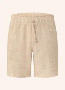 Tommy Hilfiger Szorty Z Materiału Frotte beige - Spodenki damskie - miniaturka - grafika 1