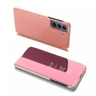 Etui i futerały do telefonów - Hurtel Clear View Case futerał etui z klapką Samsung Galaxy S22+ (S22 Plus) różowy - miniaturka - grafika 1