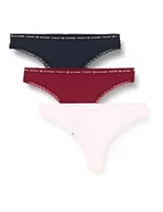 Majtki damskie - Tommy Hilfiger Damskie stringi 3P mikrokoronkowe, jasnoróżowe/ruge/pustynne niebo, S, Jasnoróżowe/różowe/pustynne niebo, S - miniaturka - grafika 1