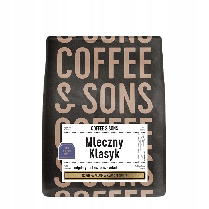 Kawa ziarnista Arabica Coffee&Sons Mleczny Klasyk 3x1000g